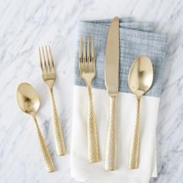 Gold Flatware - 60 Piece Set