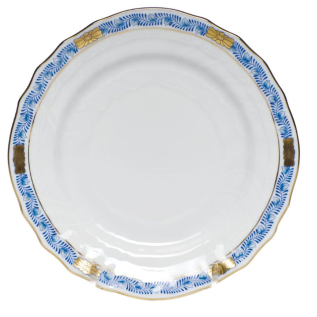 Herend Chinese Bouquet Garland Blue Bread & Butter Plate