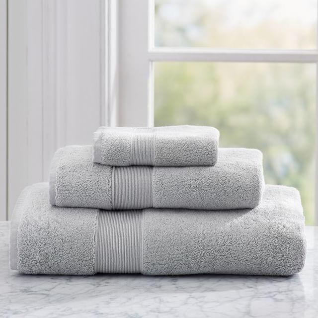 PB Classic Organic Hand Towels - Gray Mist
