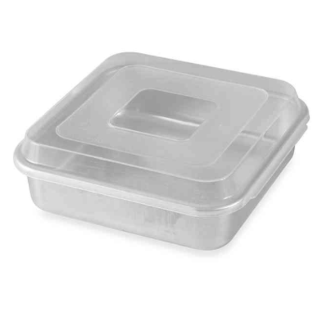 Nordic Ware® 9-Inch Square Aluminum Cake Pan with Lid