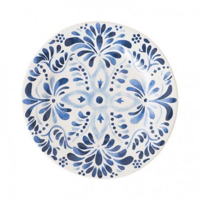 Juliska Iberian Journey Indigo Dessert/Salad Plate