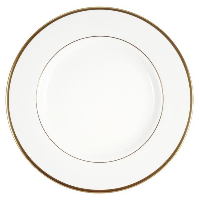 Pickard China Signature With No Monogram - Gold Ultra-White Dinner Plate