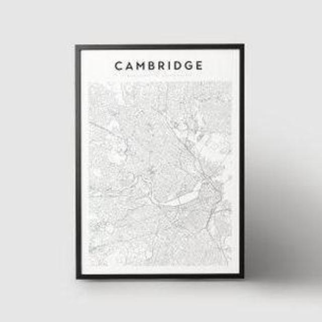 Cambridge Map Print