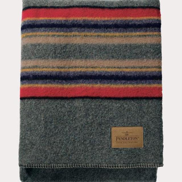 Pendleton Green Heather Yakima Camp Wool Blanket