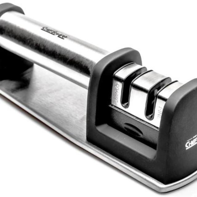Knife Sharpener - The ChefSharp Is Your Perfect Kitchen Companion - Outperforming as a 2 Stage Knife Sharpening System, This Sharpener With Ergonomic Handle is For True Chefs - Release Your Inner Chef Today!