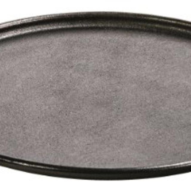 Lodge Pro-Logic P14P3 Cast Iron Pizza Pan, Black, 14-inch