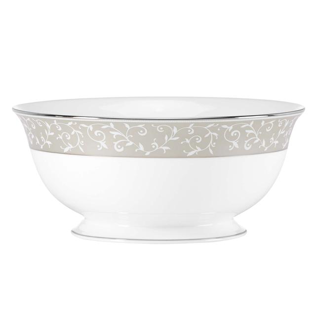 Lenox Opal Innocence Dune Serving Bowl, White