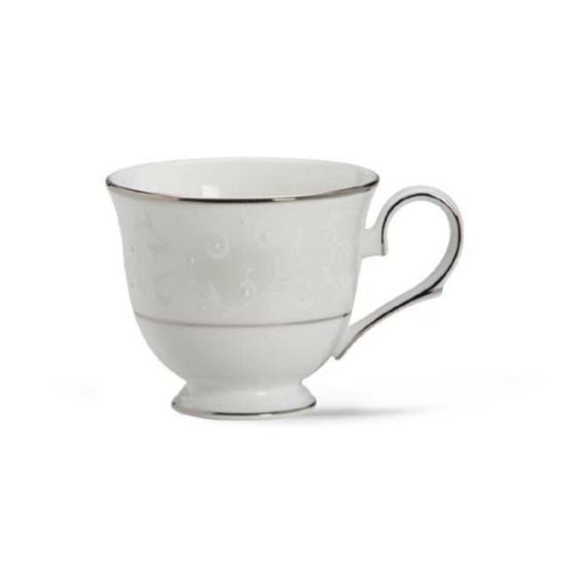 Lenox Opal Innocence Platinum Banded Bone China Cup
