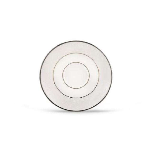 Lenox Opal Innocence Platinum Banded Bone China Saucer