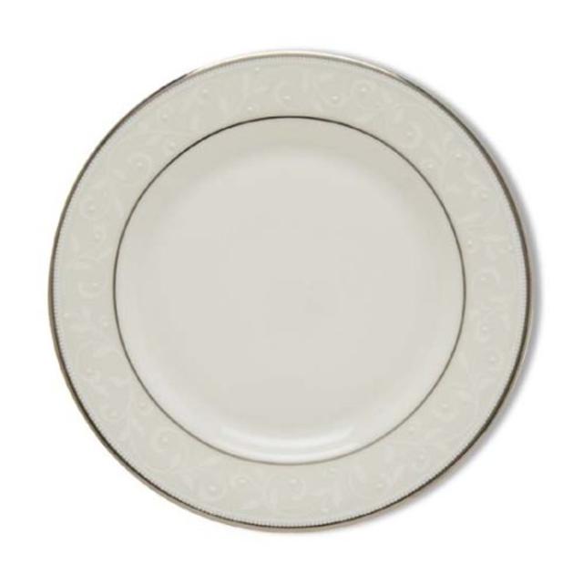 Lenox Opal Innocence Platinum Banded Bone China Butter Plate