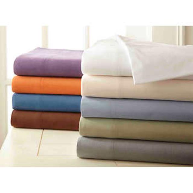 Micro Flannel® Queen Sheet Set (color: ivory)