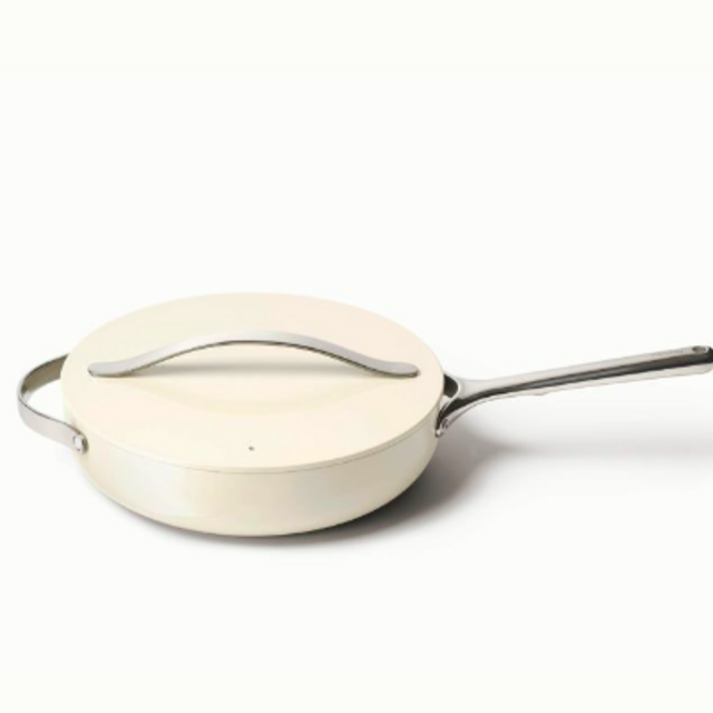 Non-Stick Ceramic 4.5 Quart Sauté Pan, Non-Toxic Coating