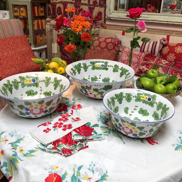 "Classic Ivy" Serving bowl (medium)