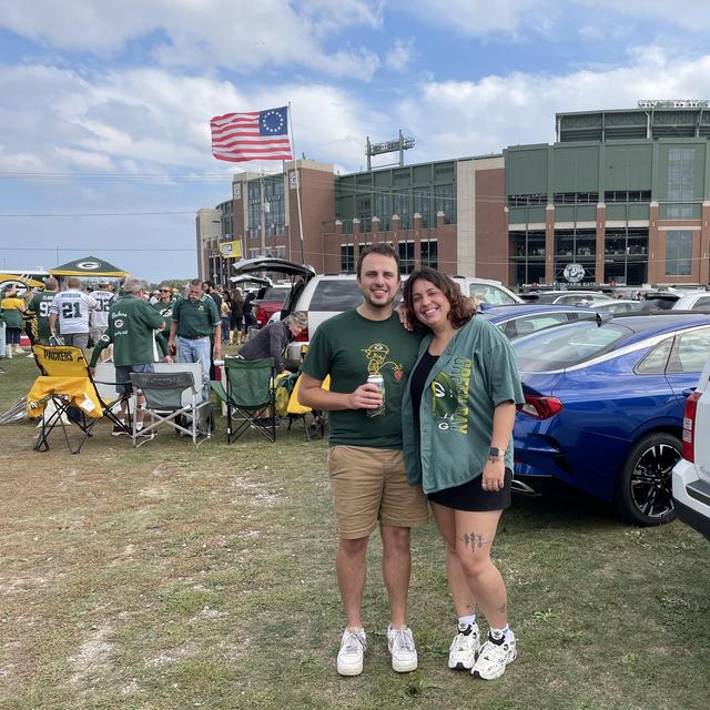 Post wedding Packer game 💚💛