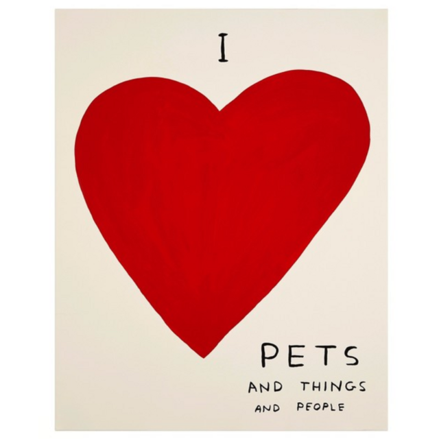 David Shrigley, I Love..., 2019