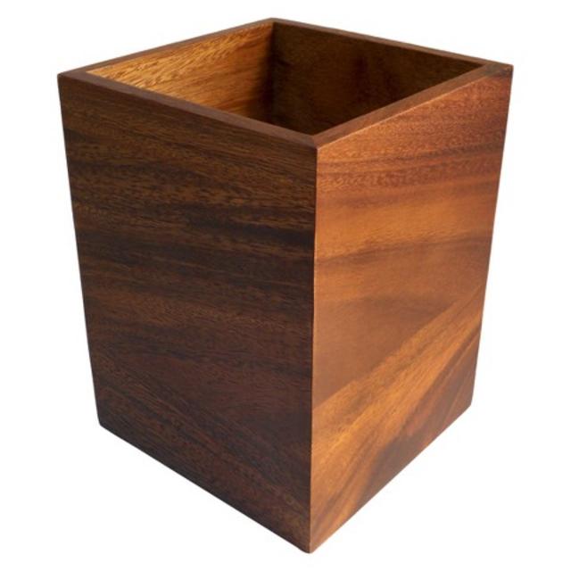 Threshold™ Acacia Wood Utensil Holder product details page