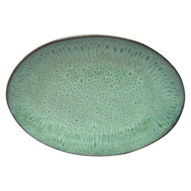 Threshold™ Belmont Medium Stoneware Serving Platter - Green product details page