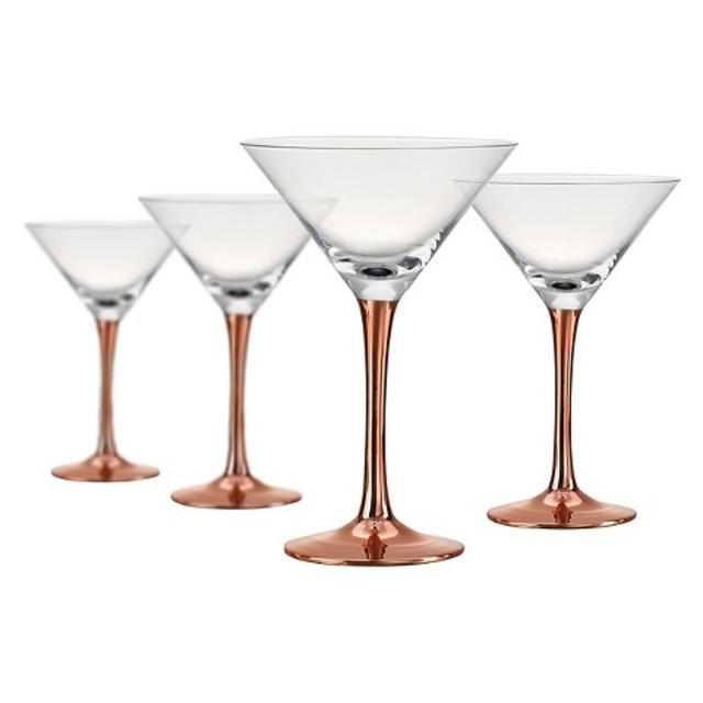 Artland, Set of 4 Coppertino 8oz Martini Glasses product details page
