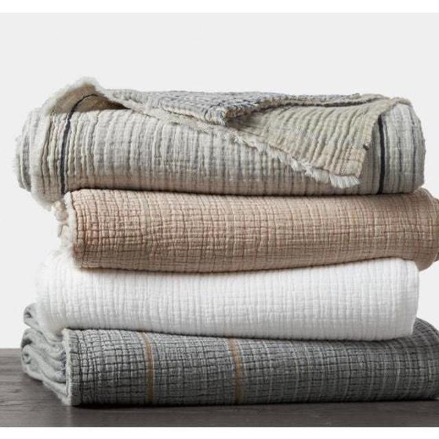 Topanga Organic Matelasse Blanket
