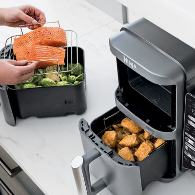 Ninja® DoubleStack™ 2 Basket 10 QT Air Fryer With Smart Thermometer