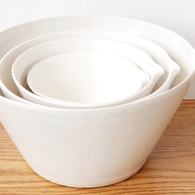 Ceramic Mixing Bowls Set of 4