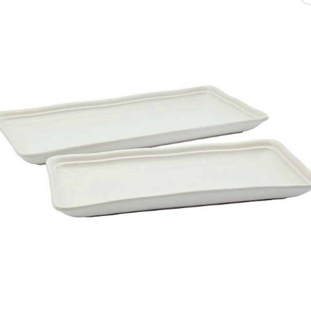 2-Piece Rectangular Platter Set