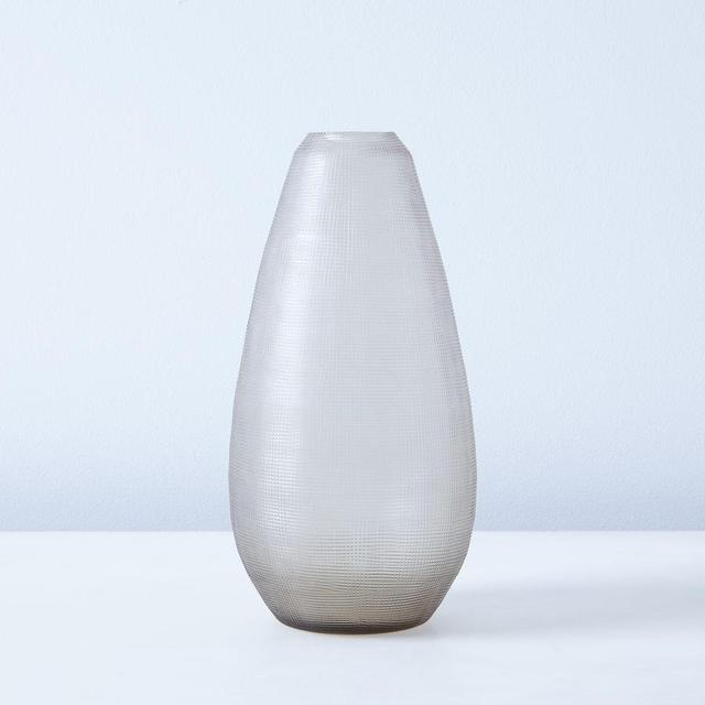 Hawkins New York Hand-Cut Textured Glass Vases - Medium