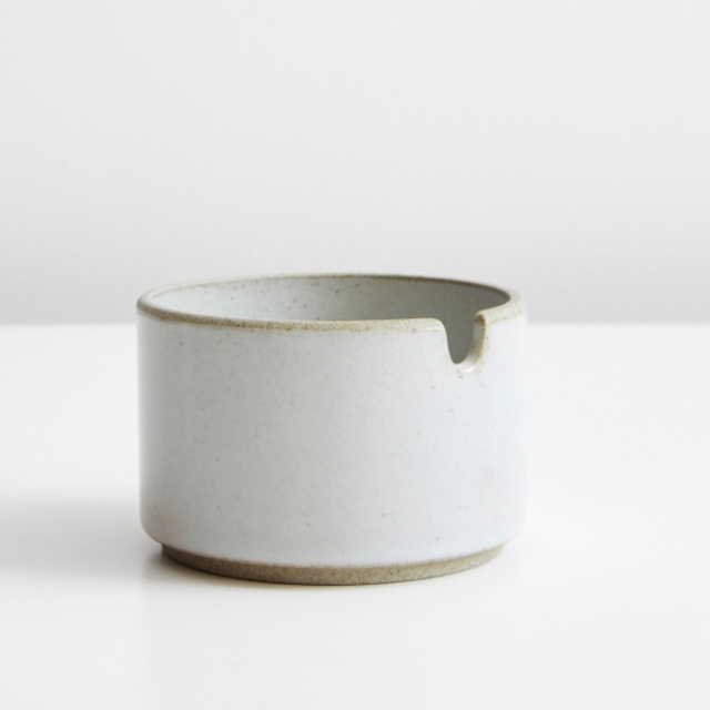 Hasami Gloss Gray Sugar Bowl