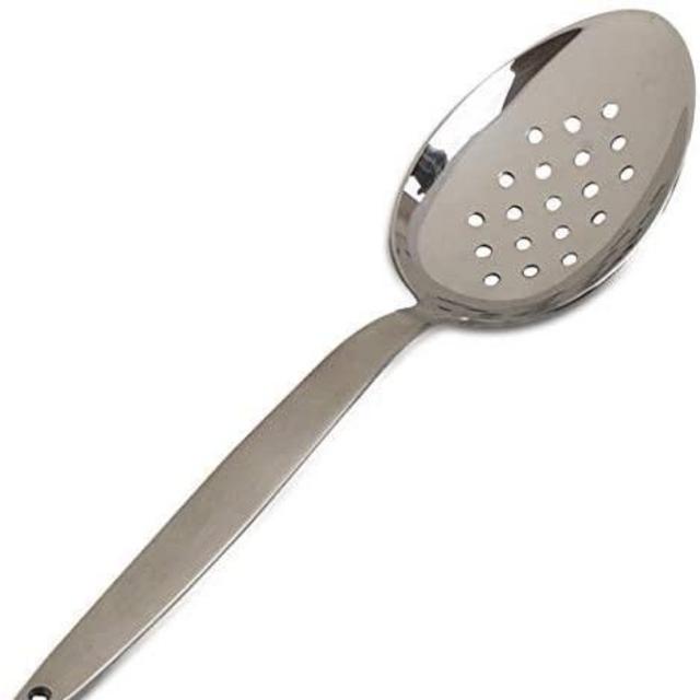 JB Prince Gray Kunz Perforated Spoon