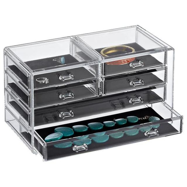 6-Drawer Premium Clear Acrylic Chest