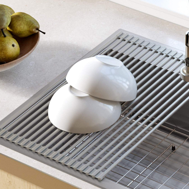 AMAZON Kraus Over the Sink Multipurpose Roll-Up Dish Drying Rack