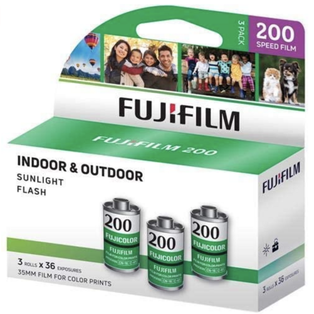Fujifilm Fujicolor 200 Color Negative Film - 3-pack