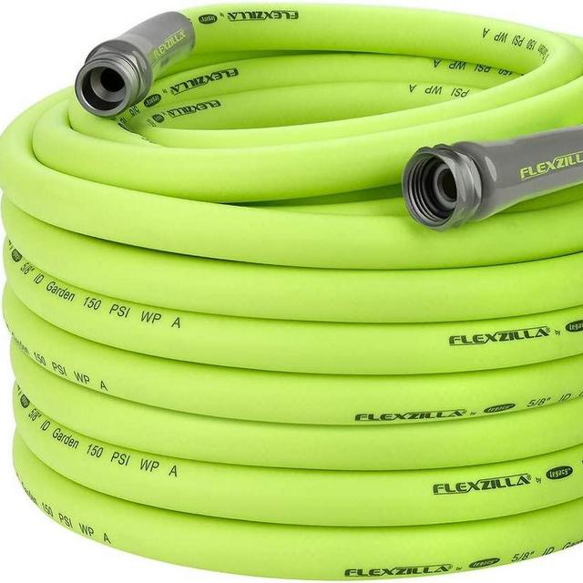 Flexzilla Garden Hose, 5/8 in. x 100 ft., Heavy Duty, Lightweight, Drinking Water Safe - HFZG5100YW