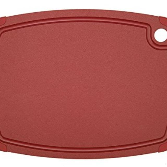 Epicurean Recycled Poly Cutting Board, 17.5-Inch by 13-Inch, Red