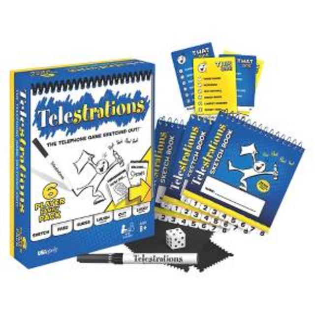 Product description page - Telestrations Family Game