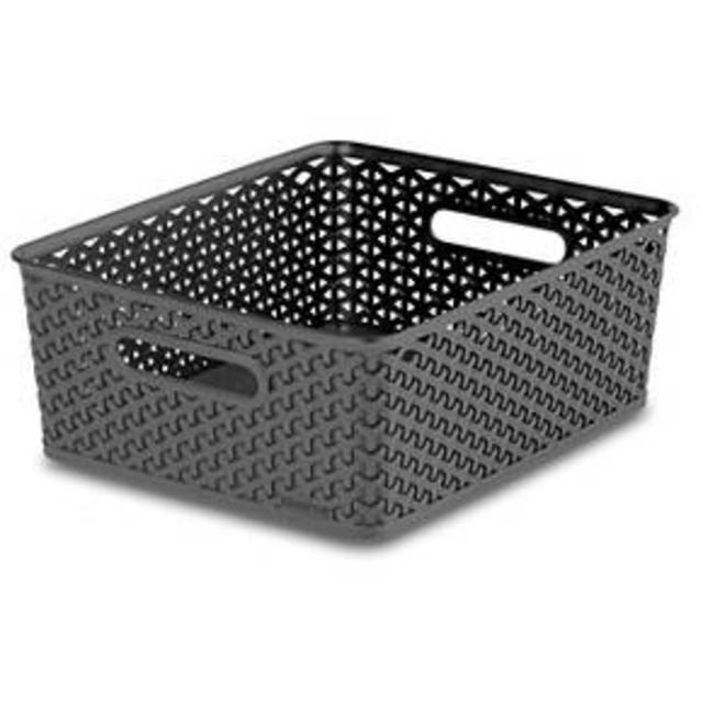 Y-Weave Medium Storage Bin Gray Room Essentials™