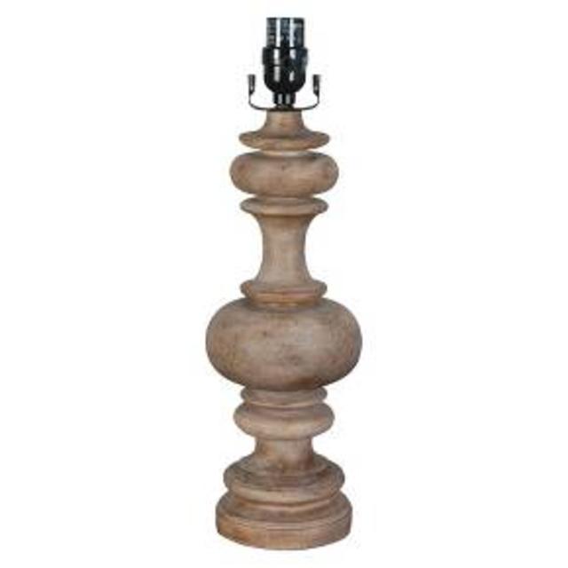 Turned Wood Column Lamp Base - Small - Threshold™
