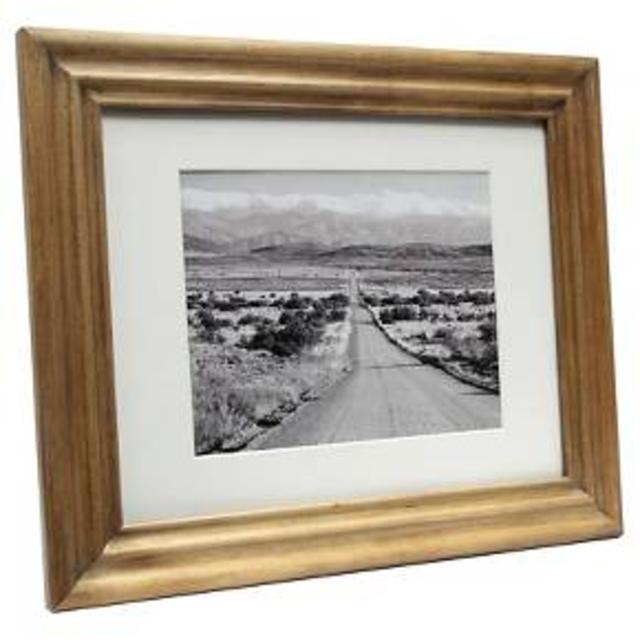 Mid-Tone Wood 11"x14" Matted for 8"x10" Frame - Threshold™