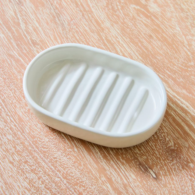 Carved Ceramics Soap Dish