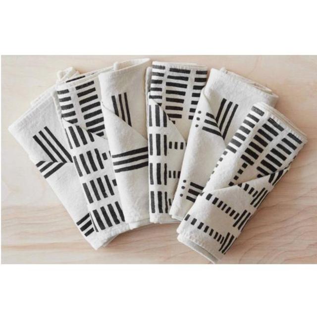 Echelle Mud Cloth Napkins - Set of 6