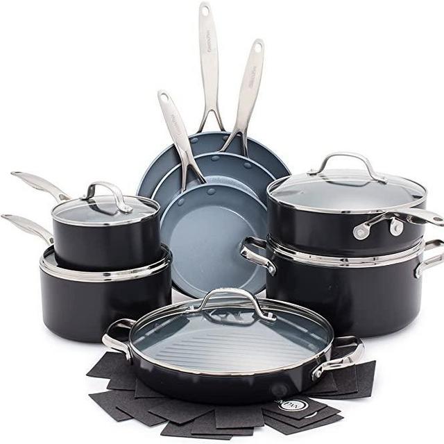 GreenPan Valencia Pro 16-piece Pots and Pans Set