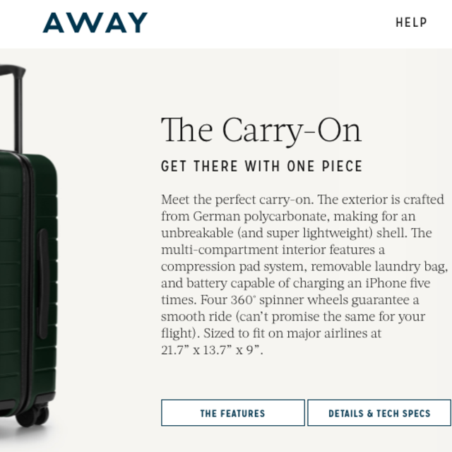 The Away Carry-On