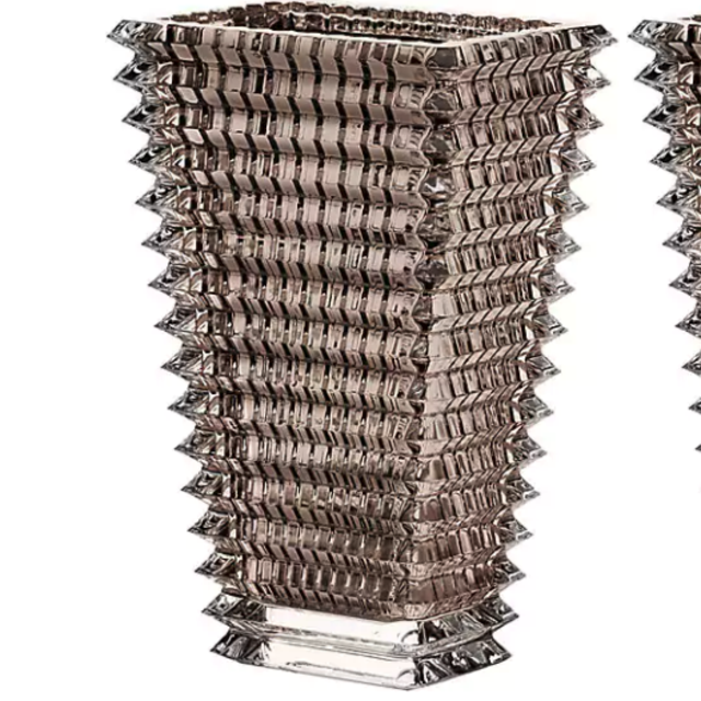 BACCARAT Eye Crystal Large Rectangular Vase