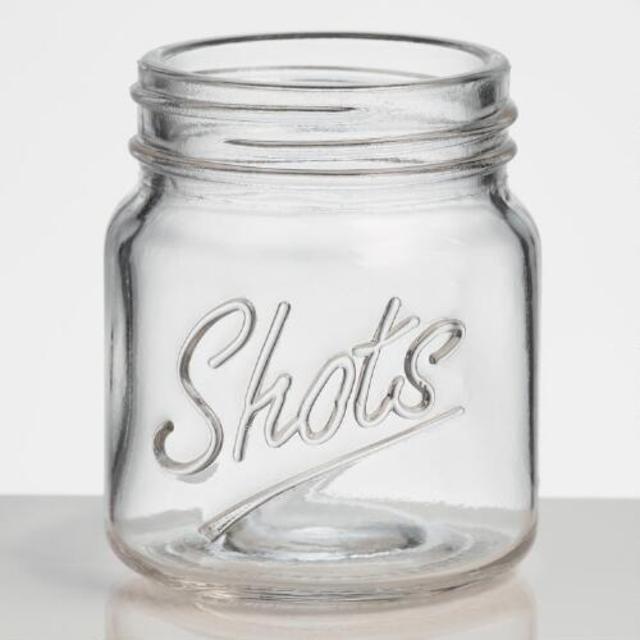 Mason Jar Shot Glasses, Set of 4