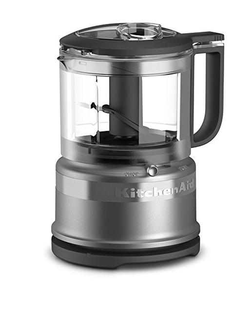 KitchenAid KFC3516CU 3.5 Cup Mini Food Processor, Contour Silver