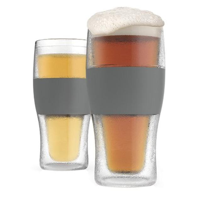 Amazon Prime Free TrialFREEZE Cooling Pint Glasses (Set of 2) by HOST