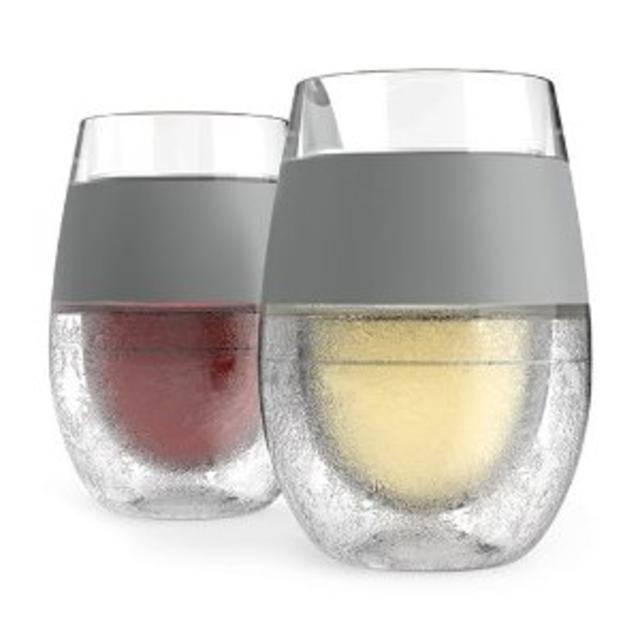 FREEZE Cooling Wine Glasses (Set of 2) by HOST