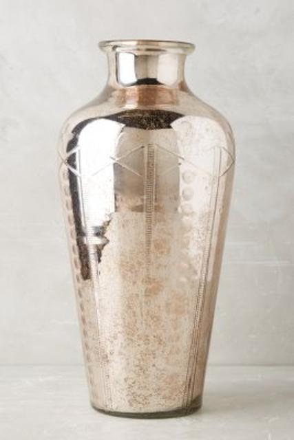 Etched Mercury Vase