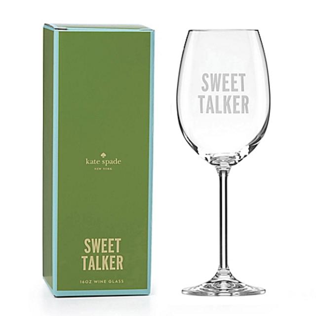 kate spade new york Uncorked Sweet Talker™ Wine Glass