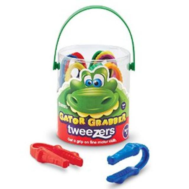 Learning Resources Gator Grabber Tweezers Set Of 12